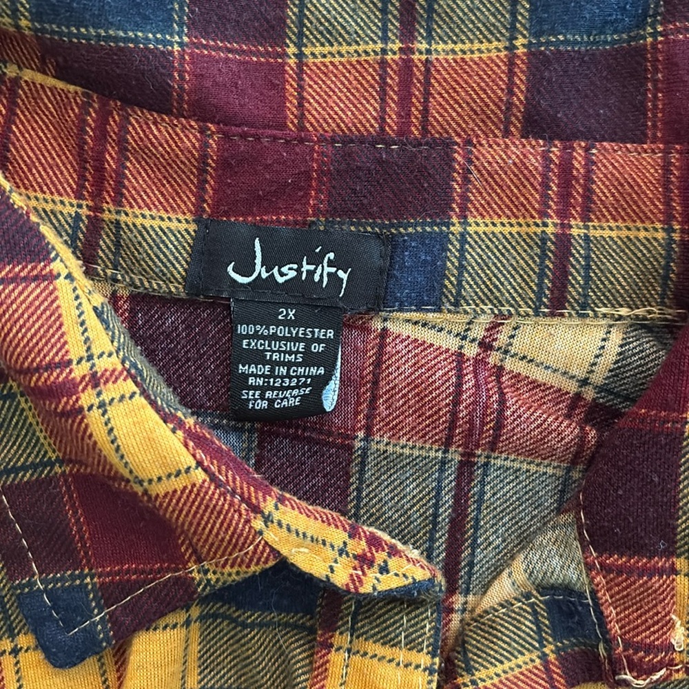 Plaid Shirt, Justify - Picture 2 of 3